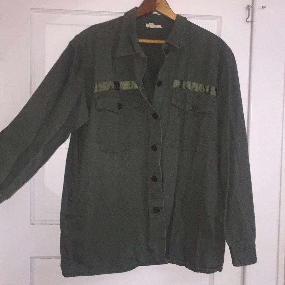 Army green jacket from urban outfitters!